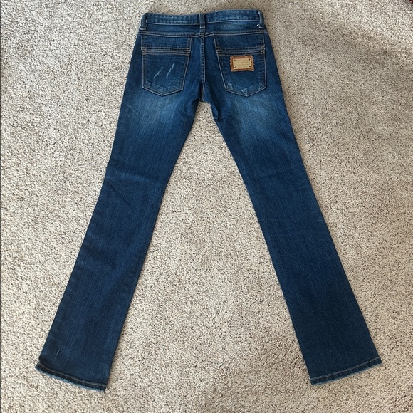 Dolce & Gabbana Auth Blue Milano 5-Pocket Straight Leg Denim Jeans **IT 36**🌺🌺 - Picture 4 of 8